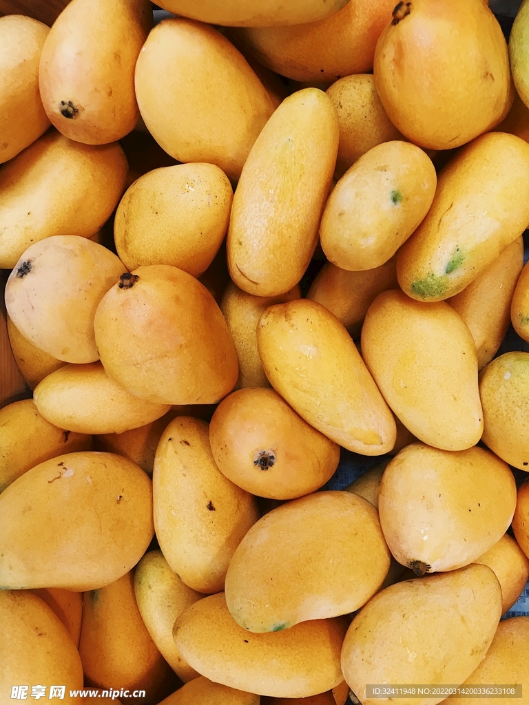 精品商超超市水果实物拍摄芒果