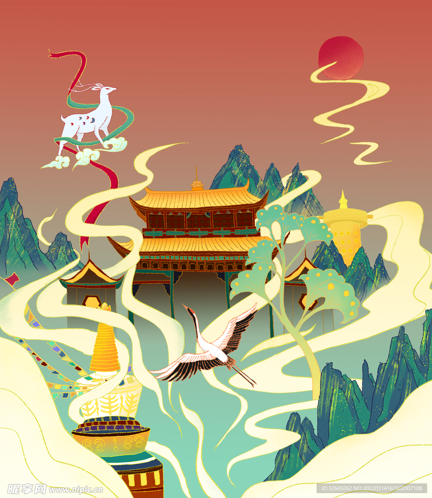 国潮背景