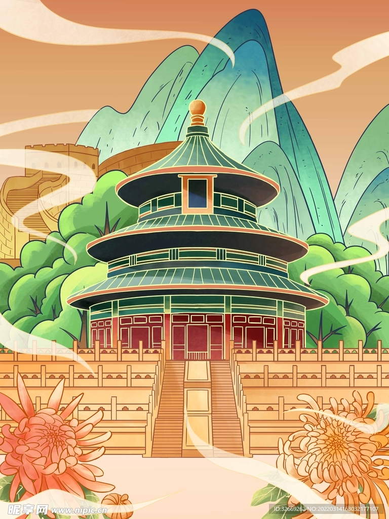 国潮背景