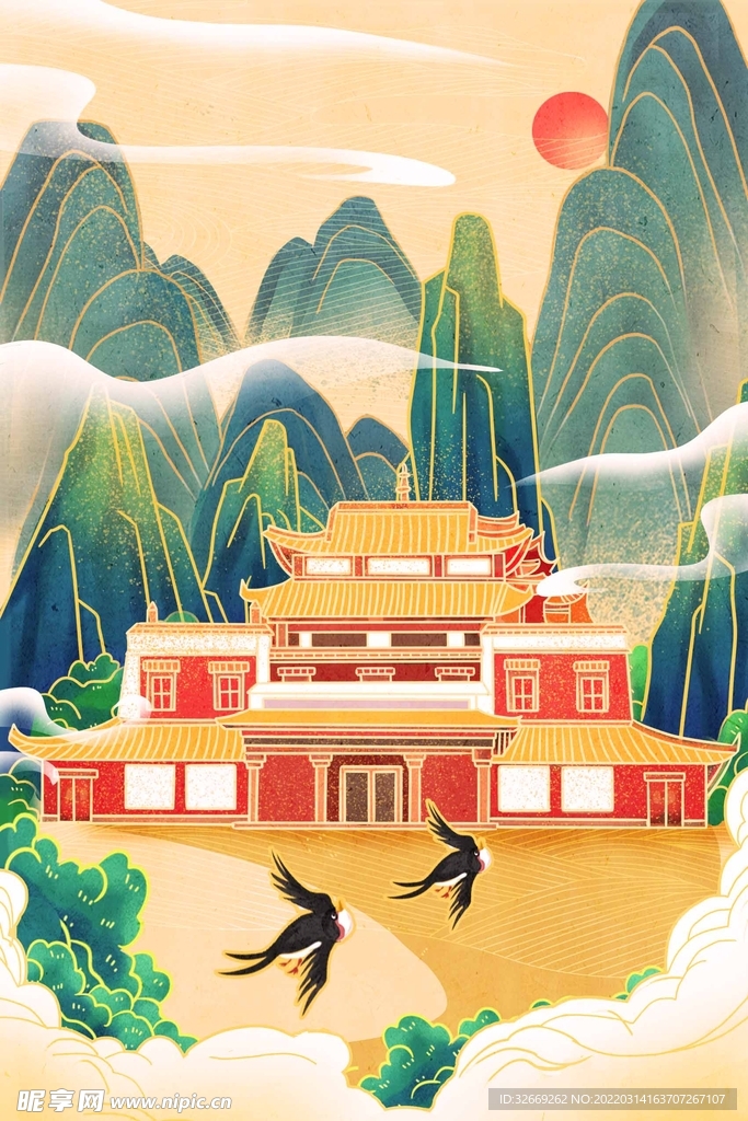 国潮背景