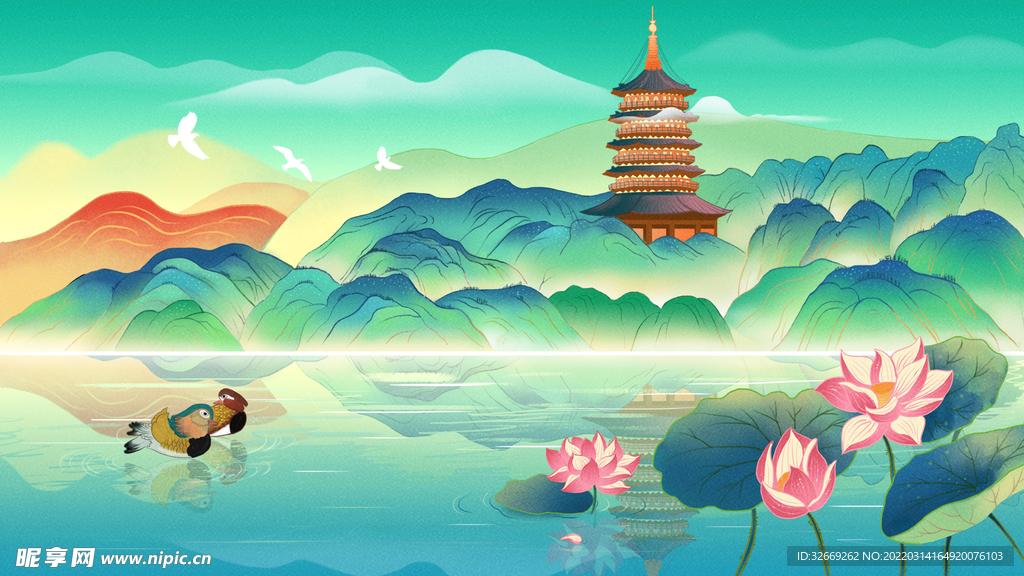 国潮背景