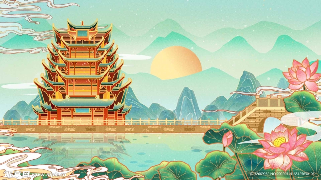 国潮背景