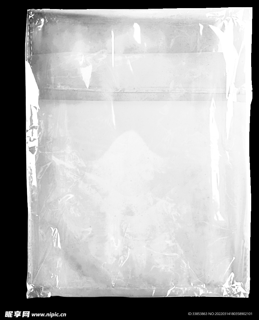 透明塑料膜png素材