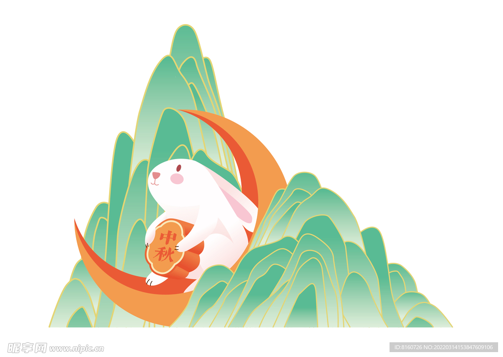 中秋节月兔
