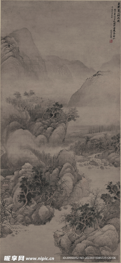 山水画  