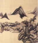 水墨画  