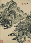 水墨画  