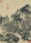 水墨画  
