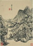 水墨画  