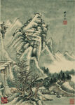 水墨画  