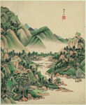 山水画  