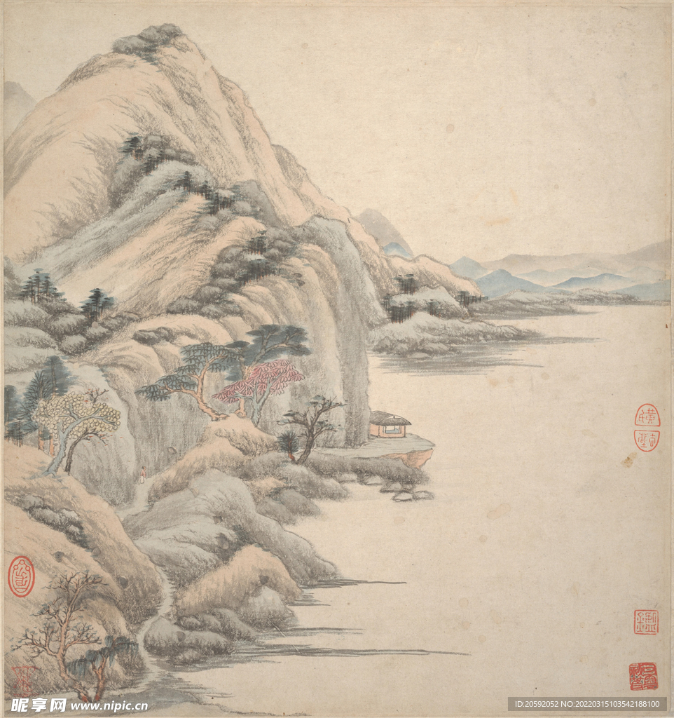 山水画  