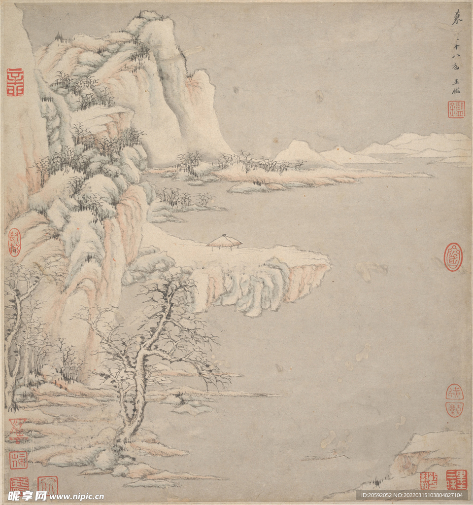 山水画  