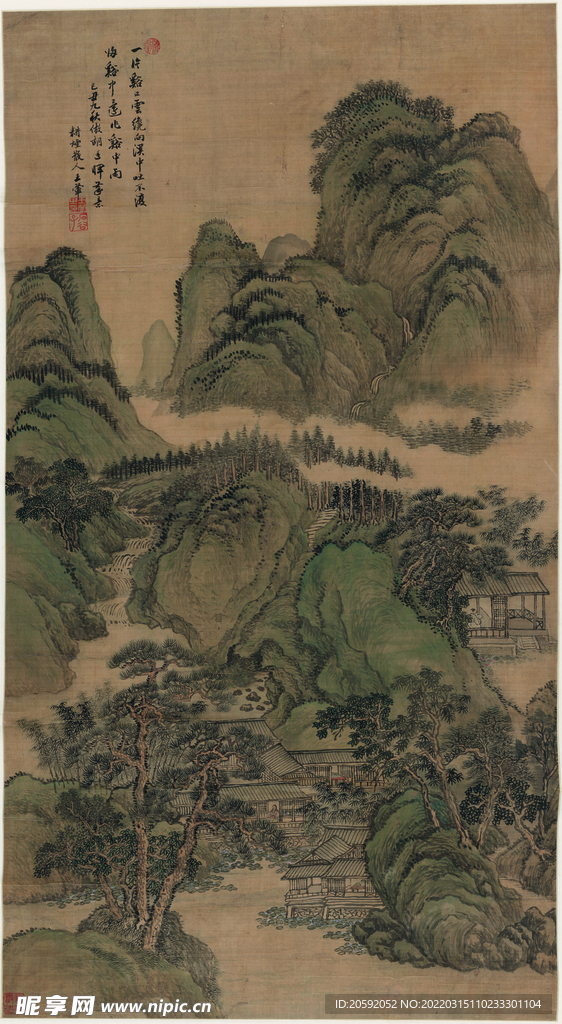 山水画  