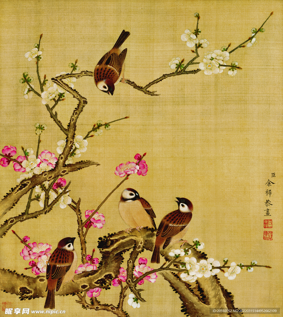 花鸟图  