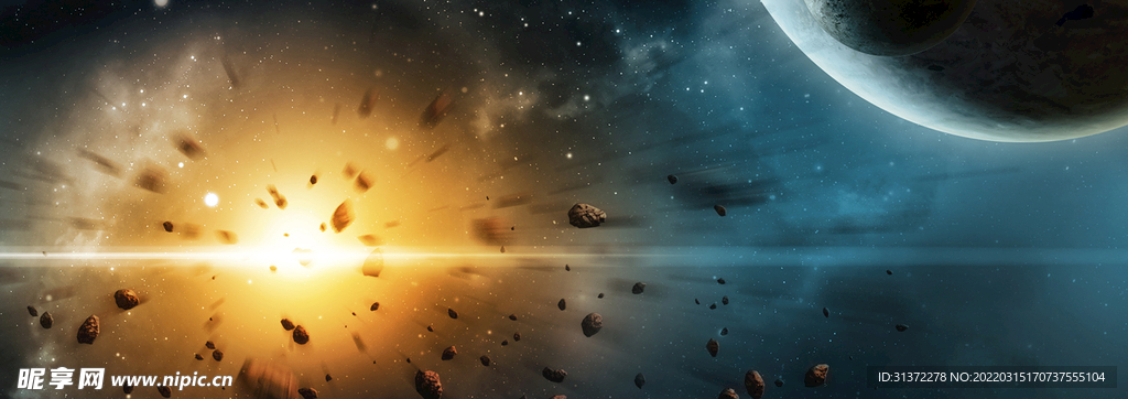  创意星空合成海报图片 
