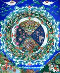 唐卡西藏佛教挂画三界