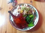 白切鸡烧鸭腿双拼饭