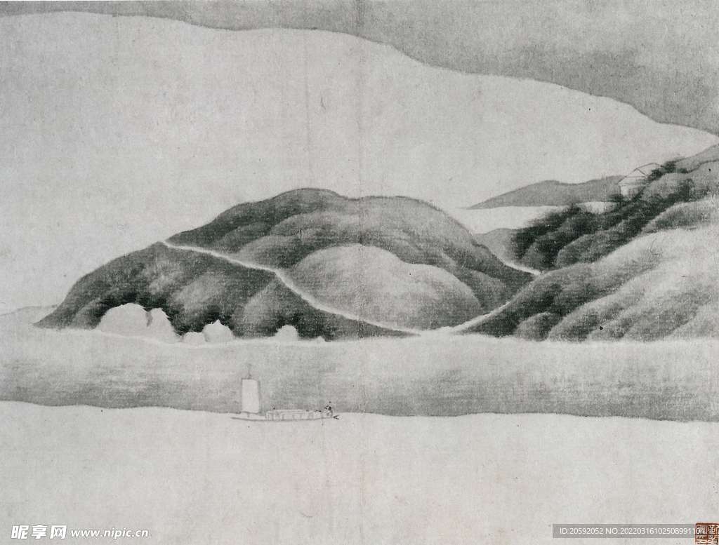 水墨画 