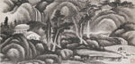 水墨画  