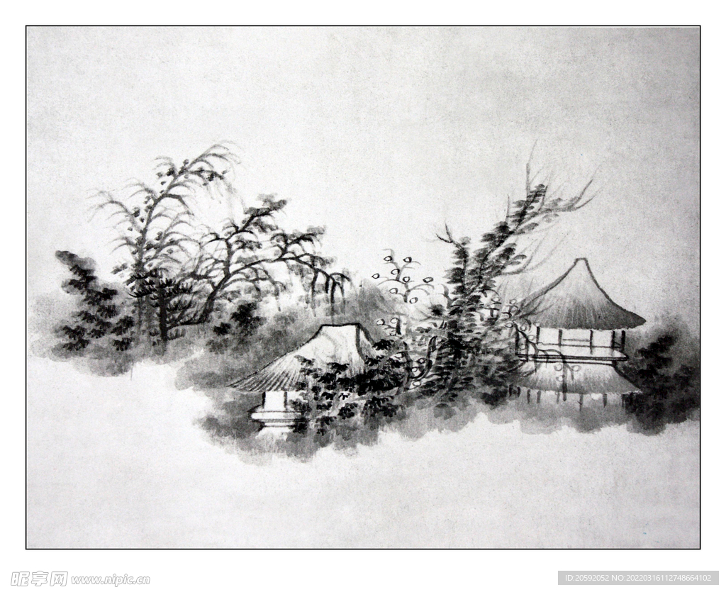 水墨画   