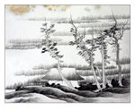 水墨画    