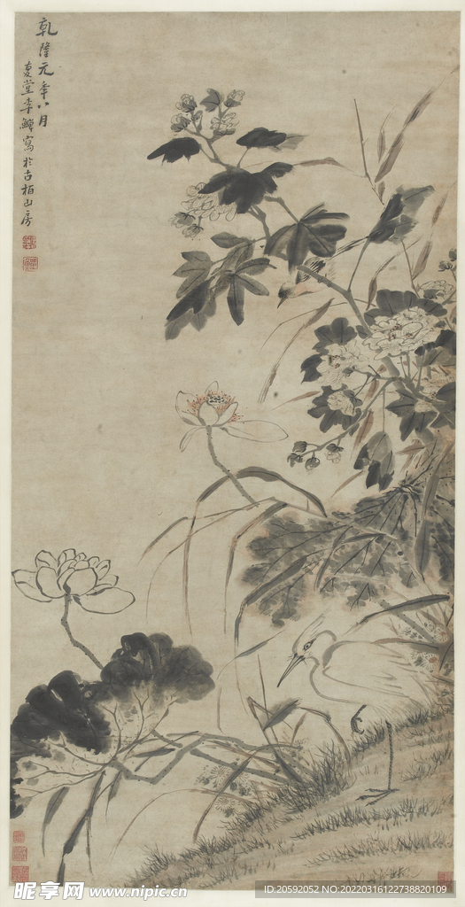 水墨画  