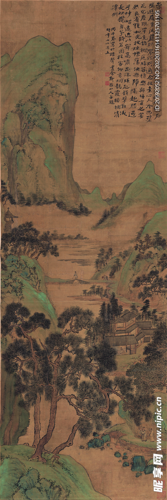 水墨画  