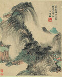 山水画  