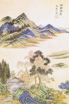 山水画  