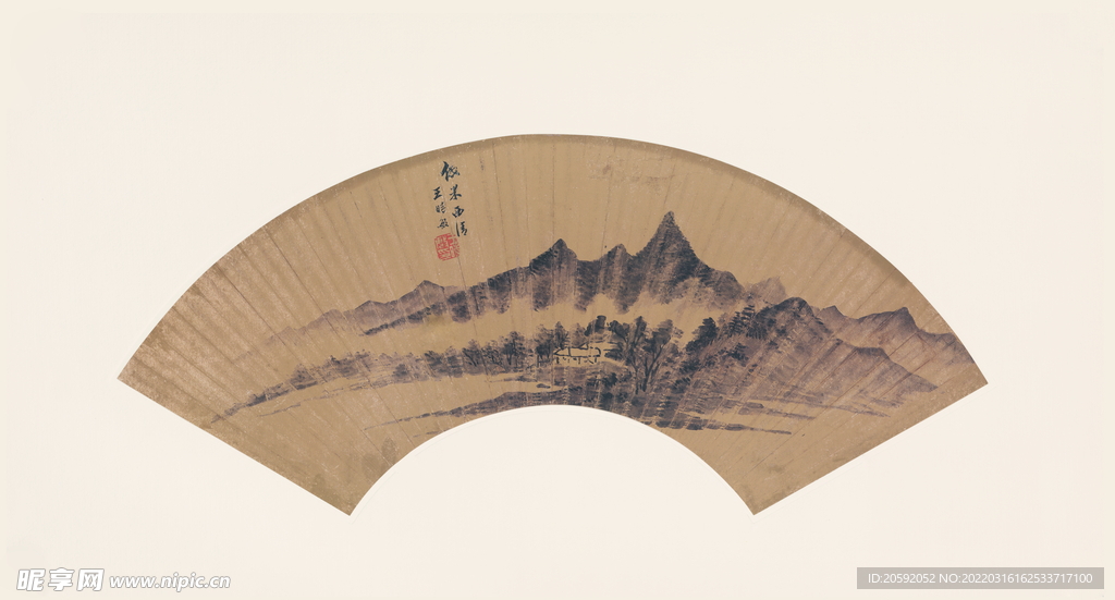 水墨画  