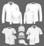 矢量衣服样机