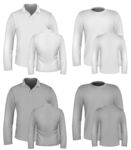 矢量衣服样机