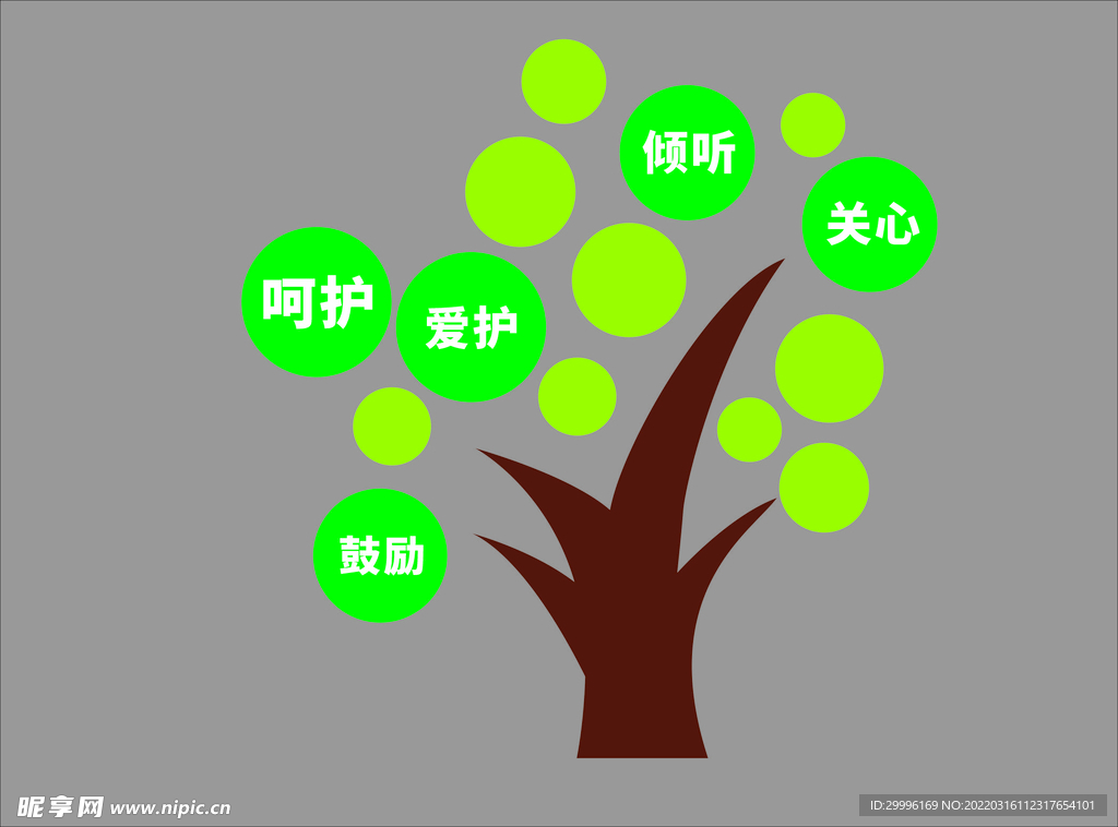 卡通树