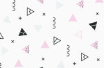 北欧几何卡通花纹