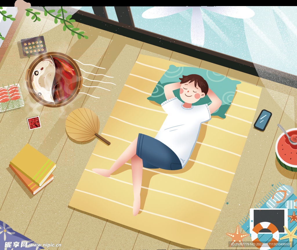 插画海报