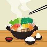 便当 美食 火锅
