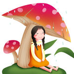 谷雨小女孩