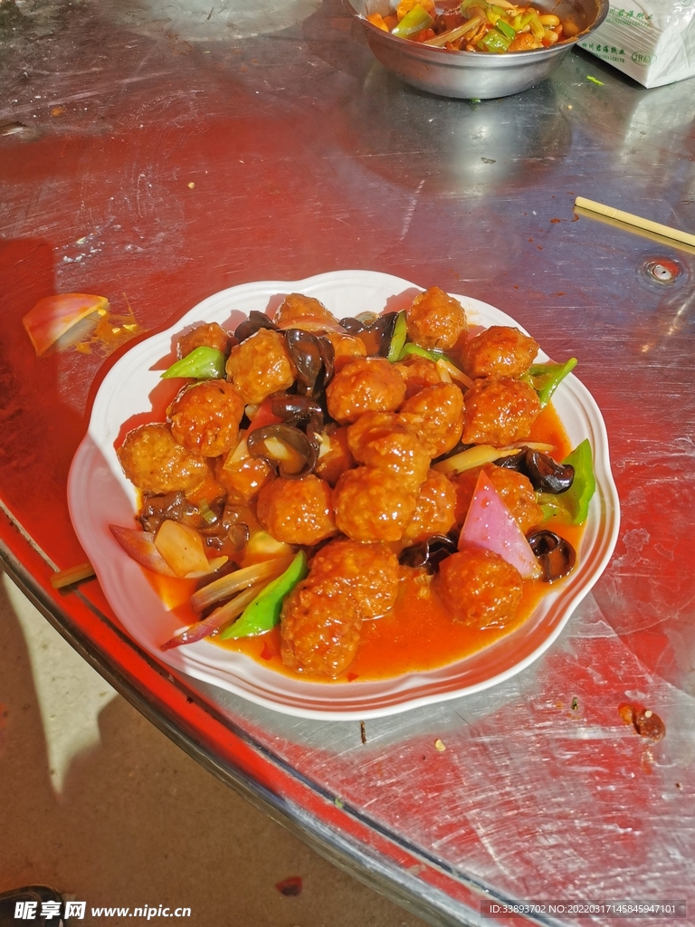 红烧猪肉丸子
