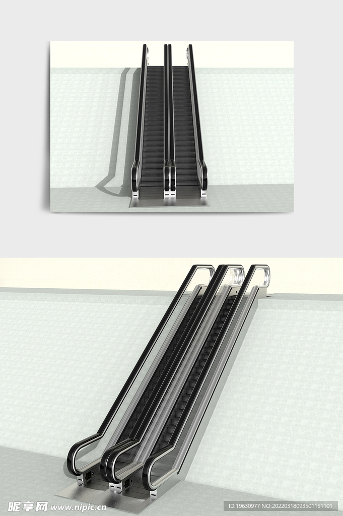 电梯C4D模型