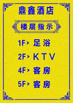酒店楼层指引