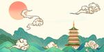 中国风国潮背景