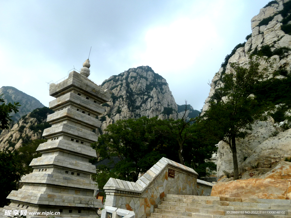 少林寺嵩山的塔