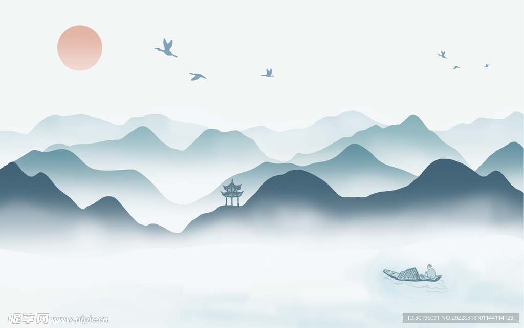 水墨山水