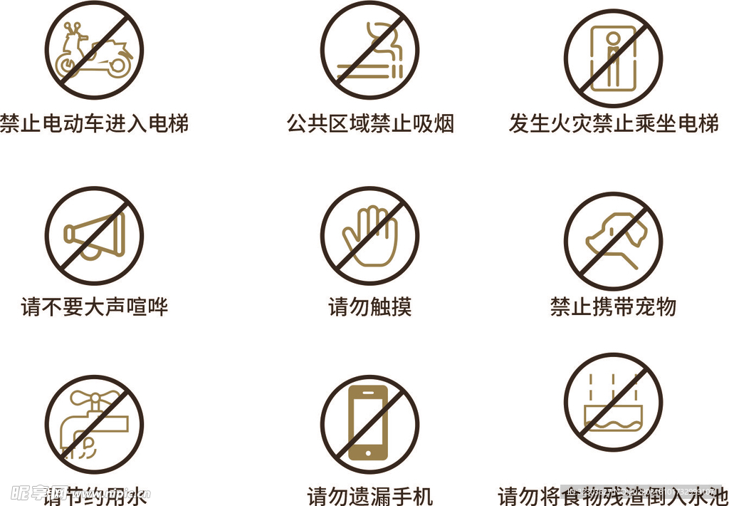 安全禁止标识