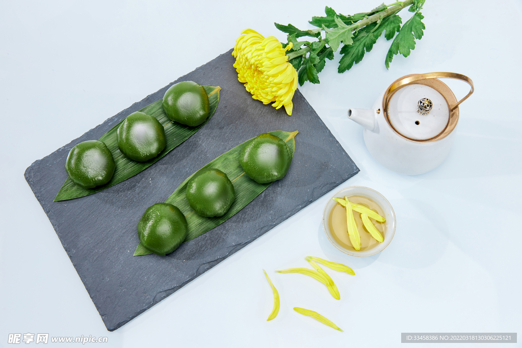 清明节青团静物