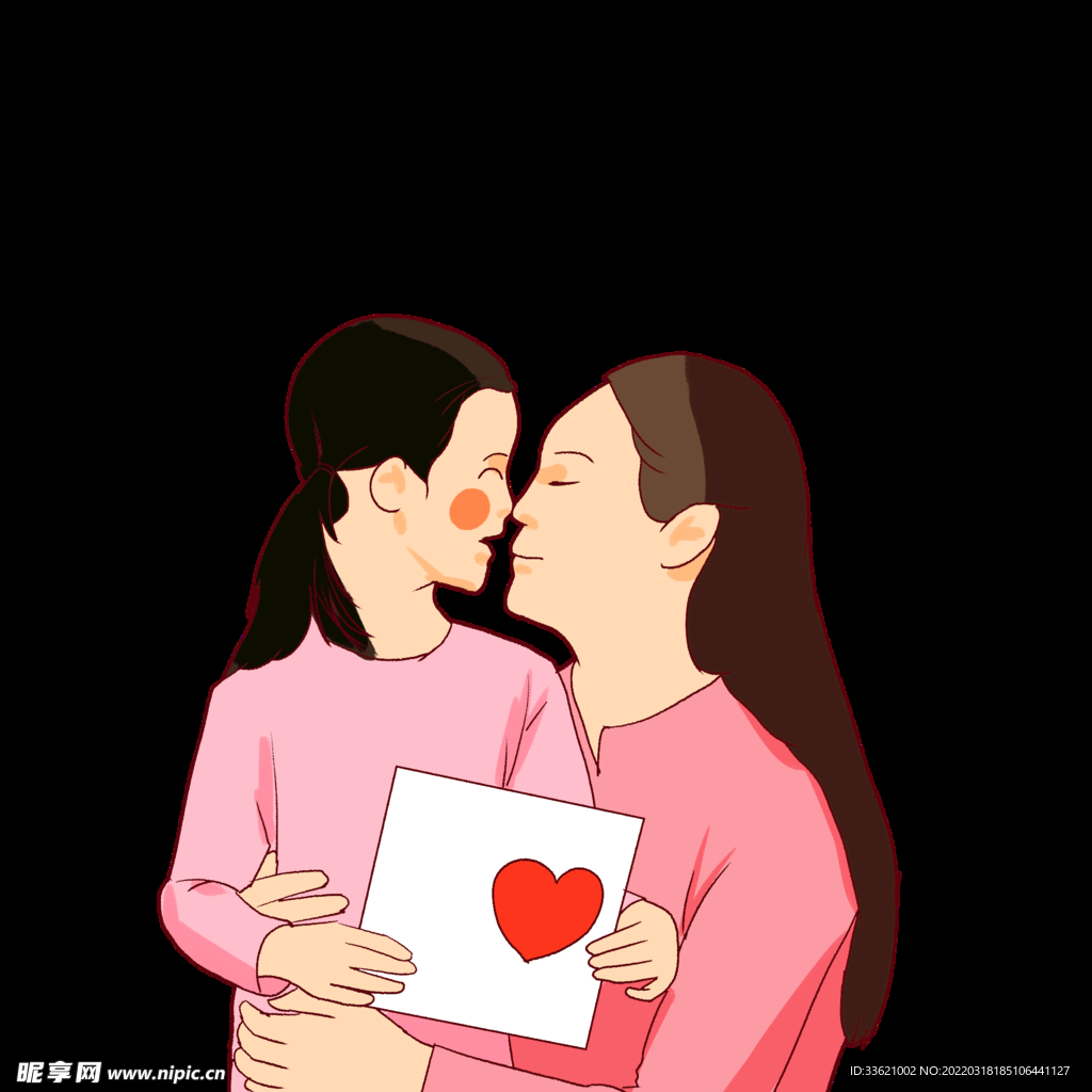 母亲节插画 