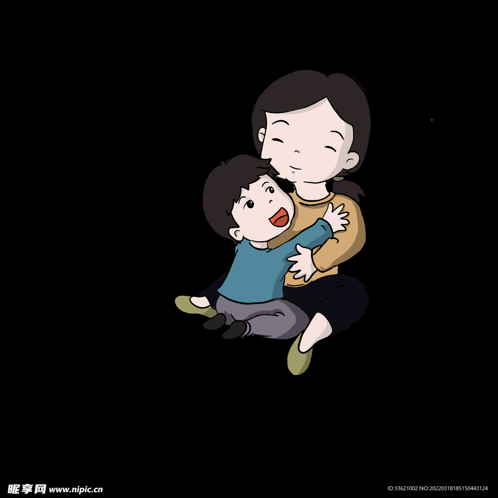 母亲节插画  