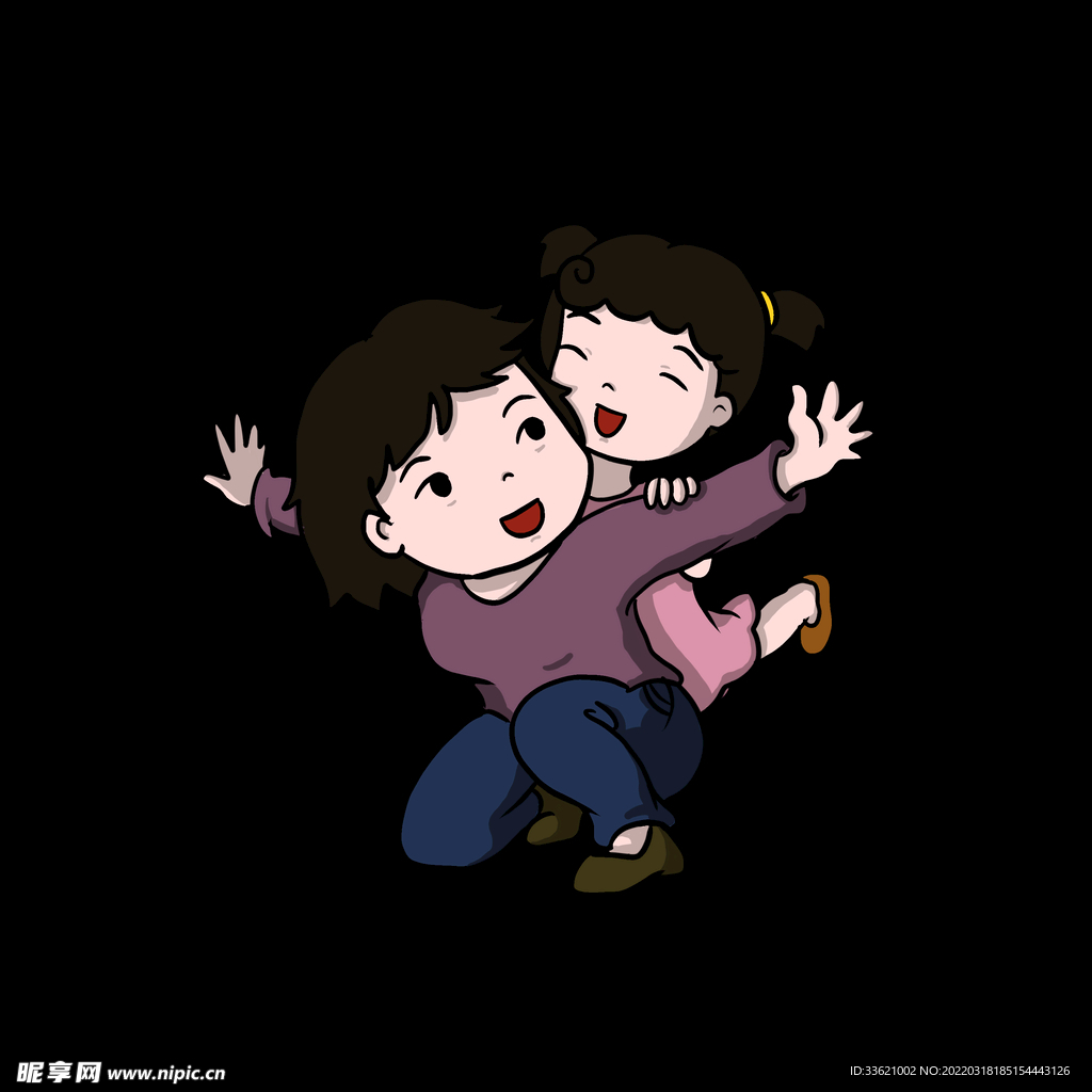母亲节插画  