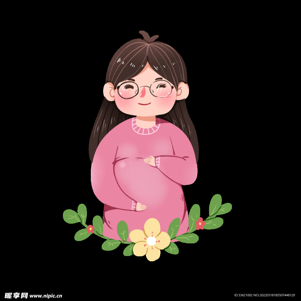 母亲节插画  